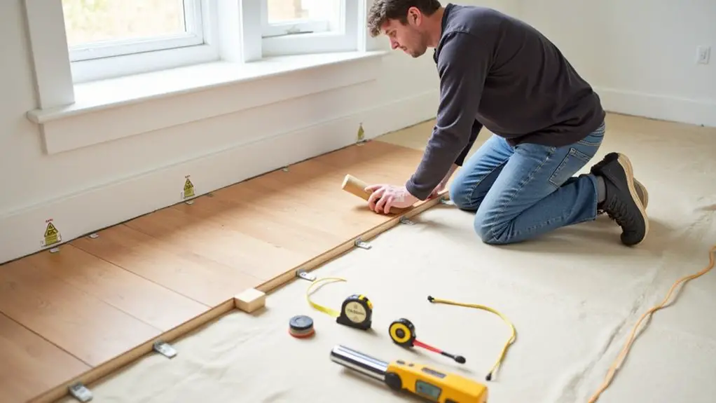 laying laminate flooring guide