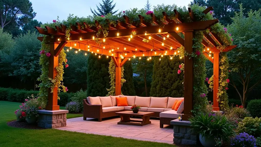 pergolas enhance outdoor ambiance